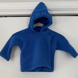 Cozy Blue Hooded Baby Jacket